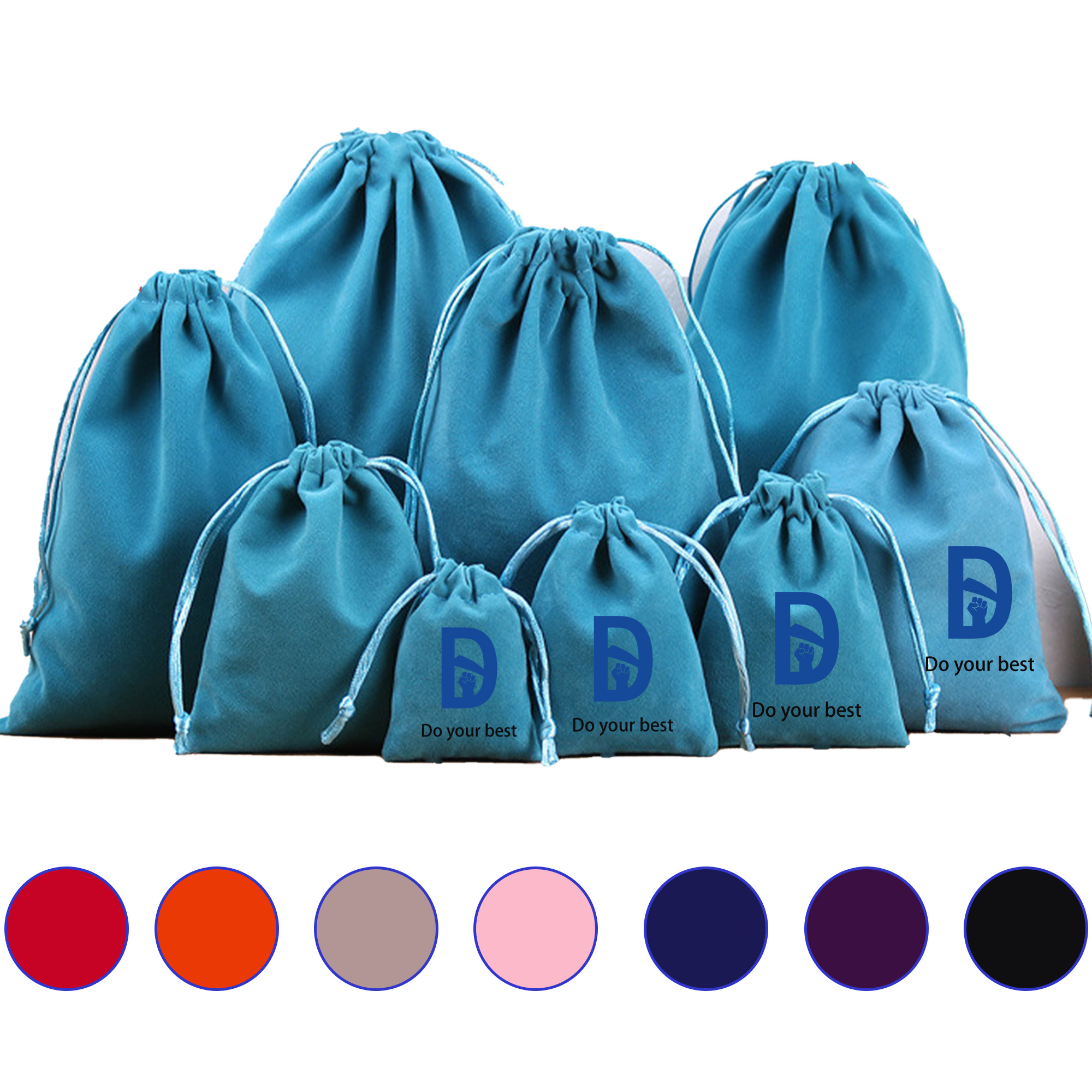 4.72"x3.54" Gift Bag with Drawstring 5
