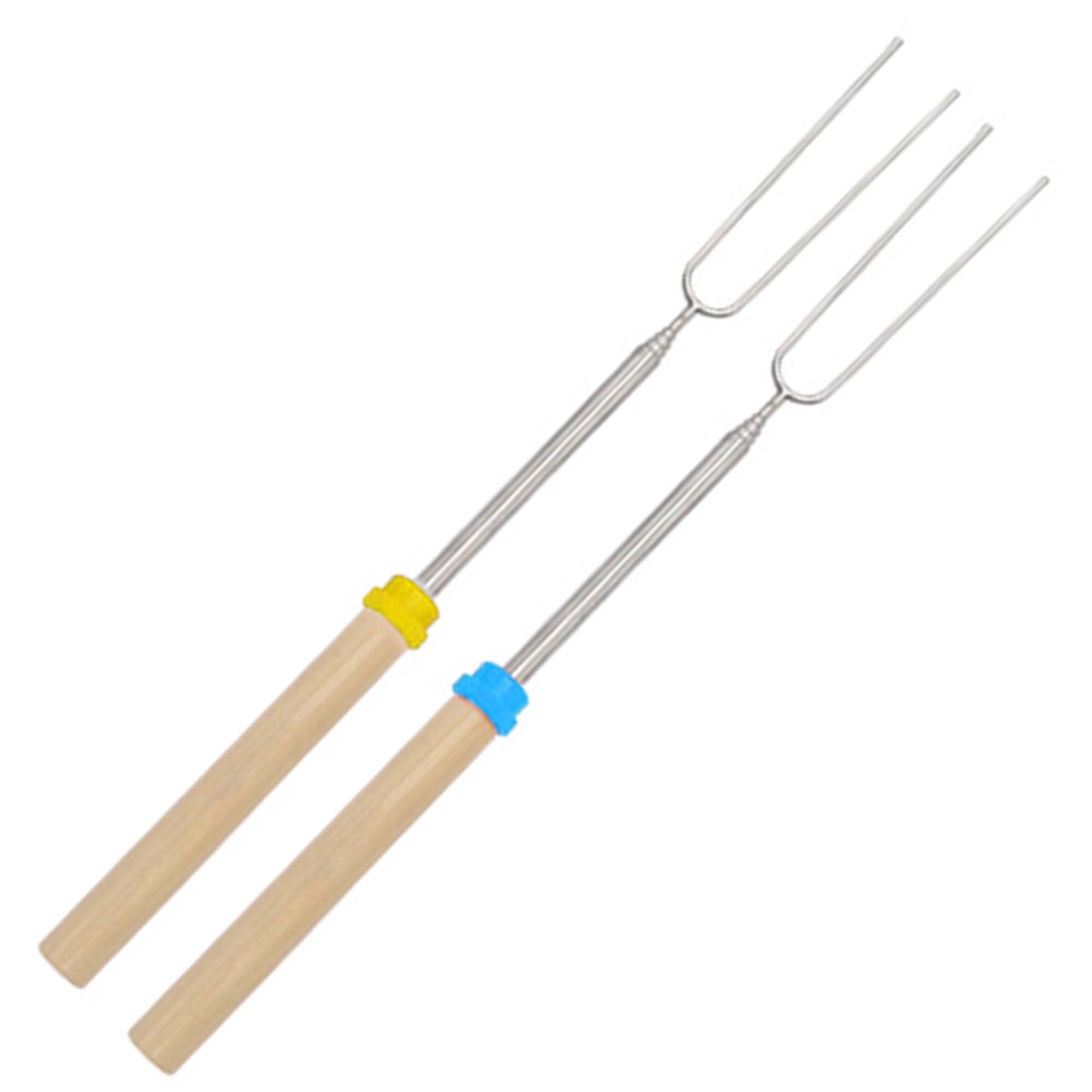 Outdoor Barbecue Retractable Stick Fork 14