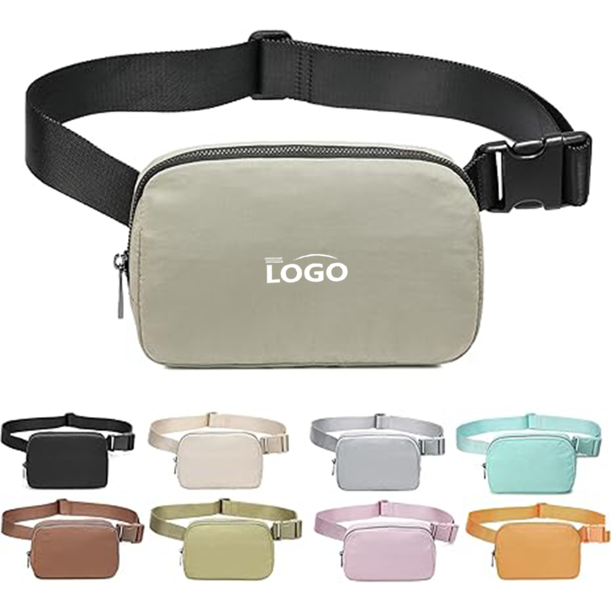 Water-Resistant Mini Belt Bag with Adjustable Strap 4