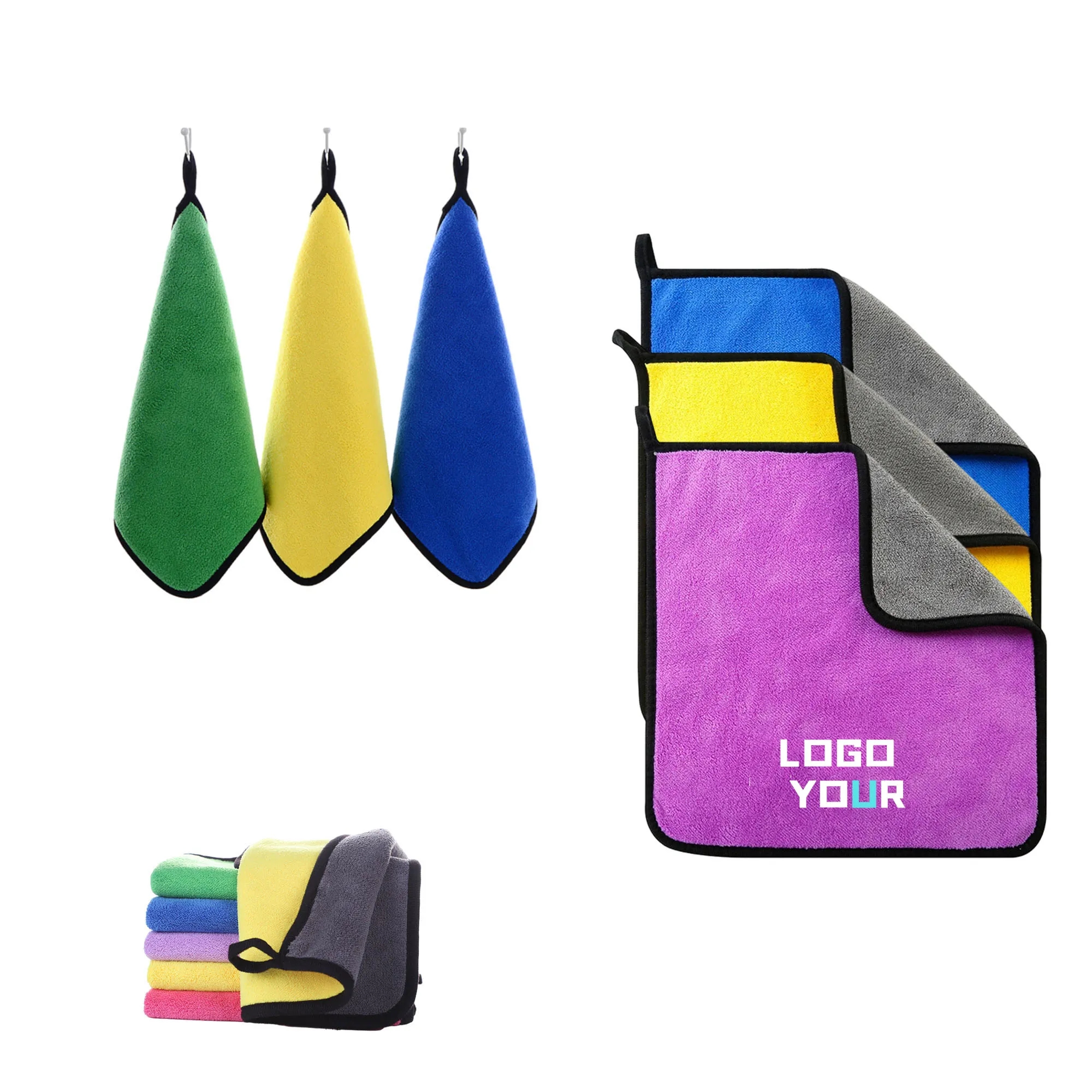 11.8"x11.8" Microfiber Car Cleaning Towel 10