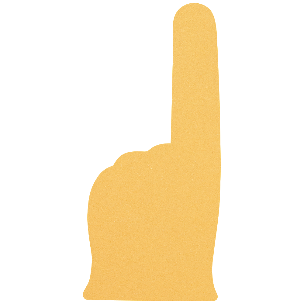 18" Classic #1 Foam Finger 46