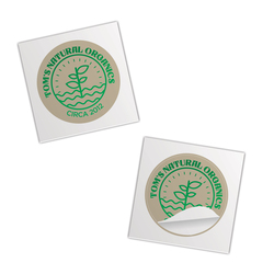 3" Circle Window Cling