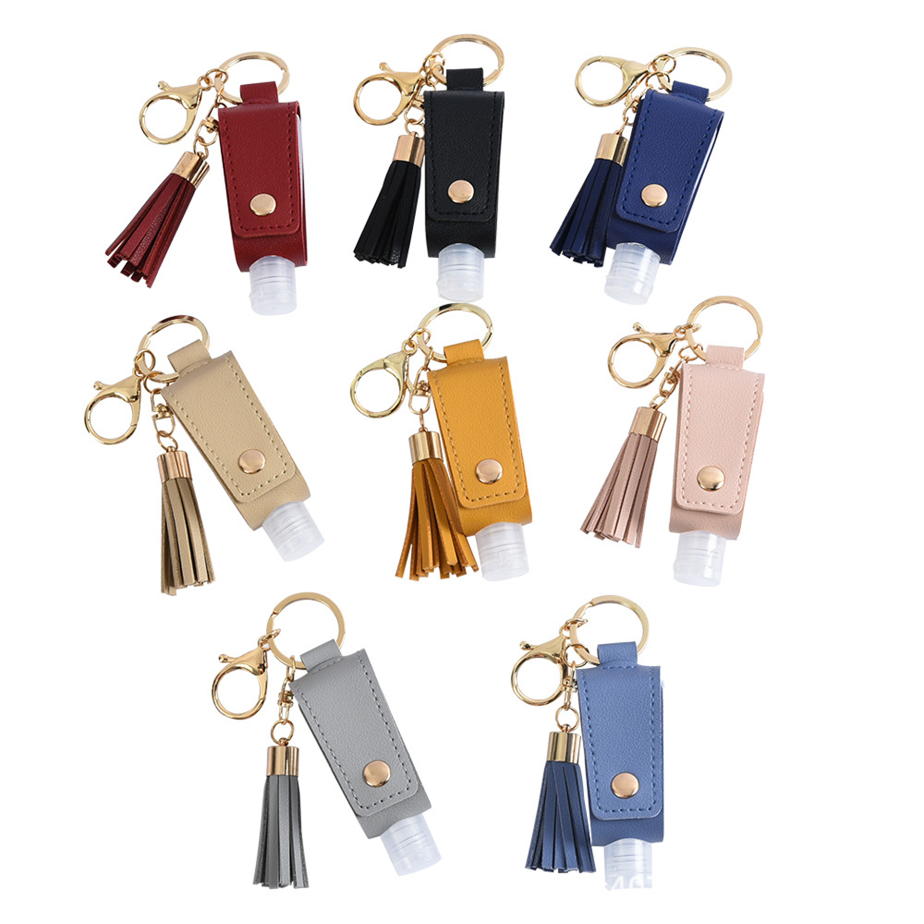 Portable Hand Sanitizer Holder with Keychain