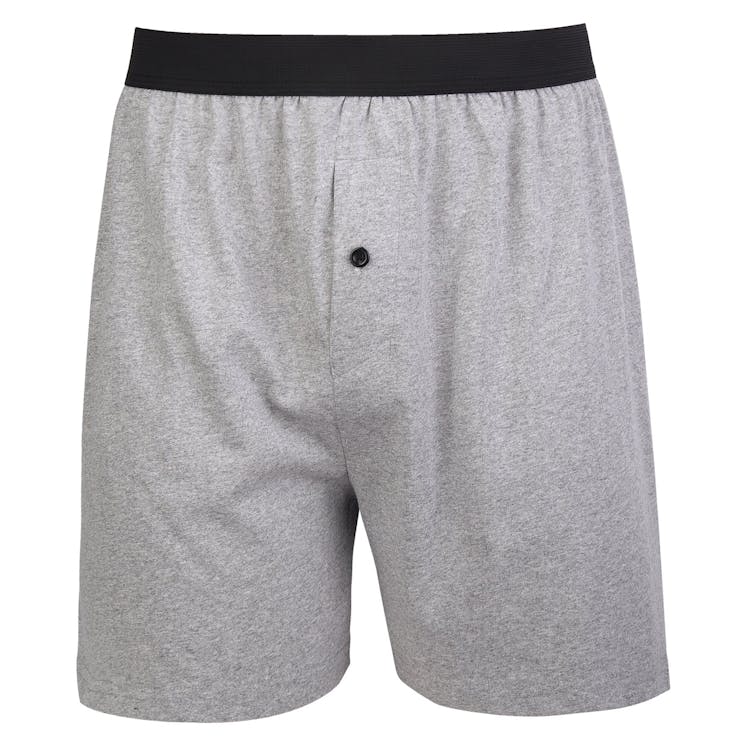 Men's Cotton Knit Boxers - Small Solids Colors 3 Pack 3