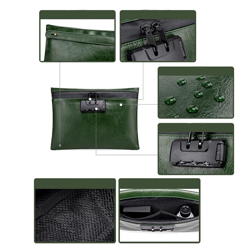 Carbon Smell Proof Bag with Combination Lock