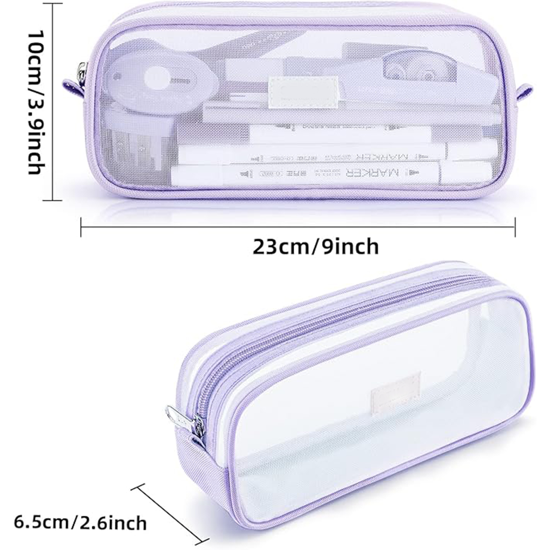 Grid Mesh Pencil Case 26