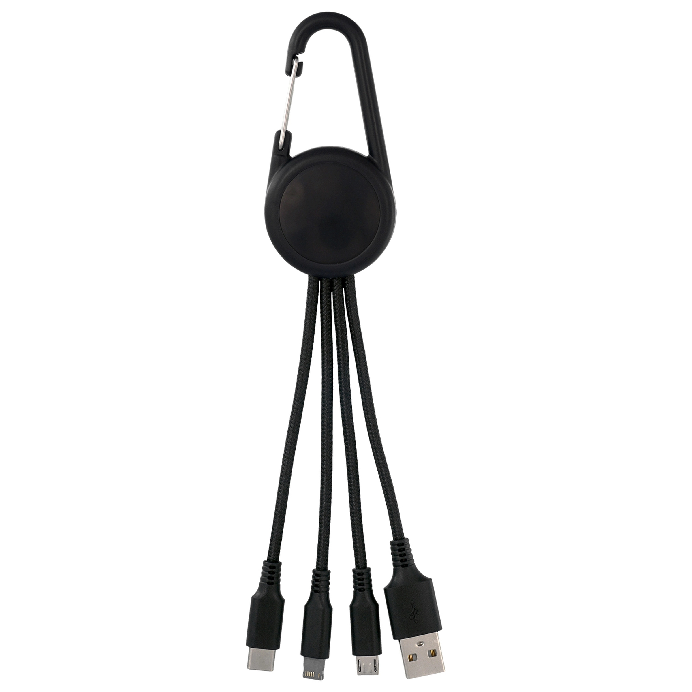 COLOR LIGHT UP 3-IN-1 CARABINER CHARGING CABLE 5