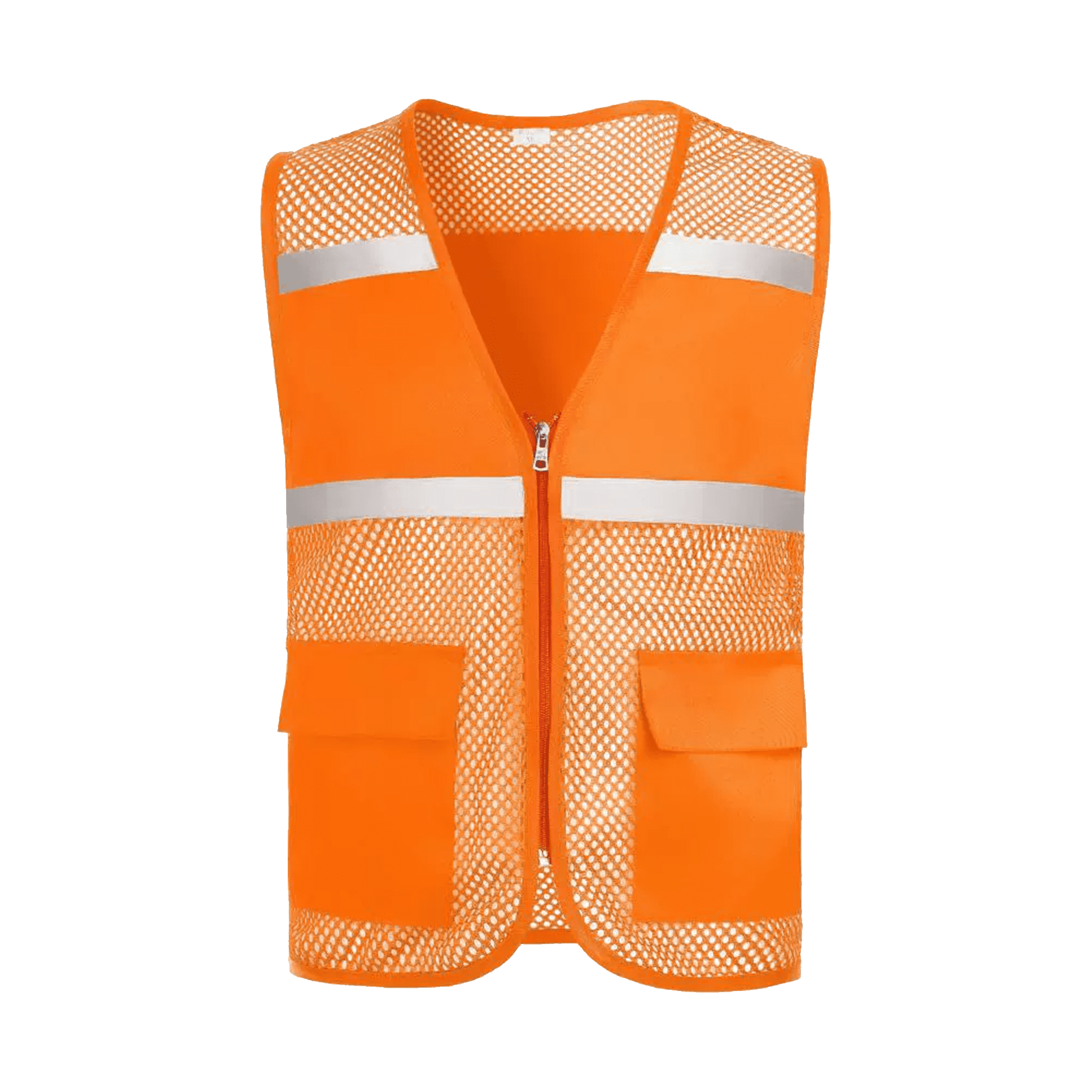 Pockets and Zipper Reflective Safety Vest 17