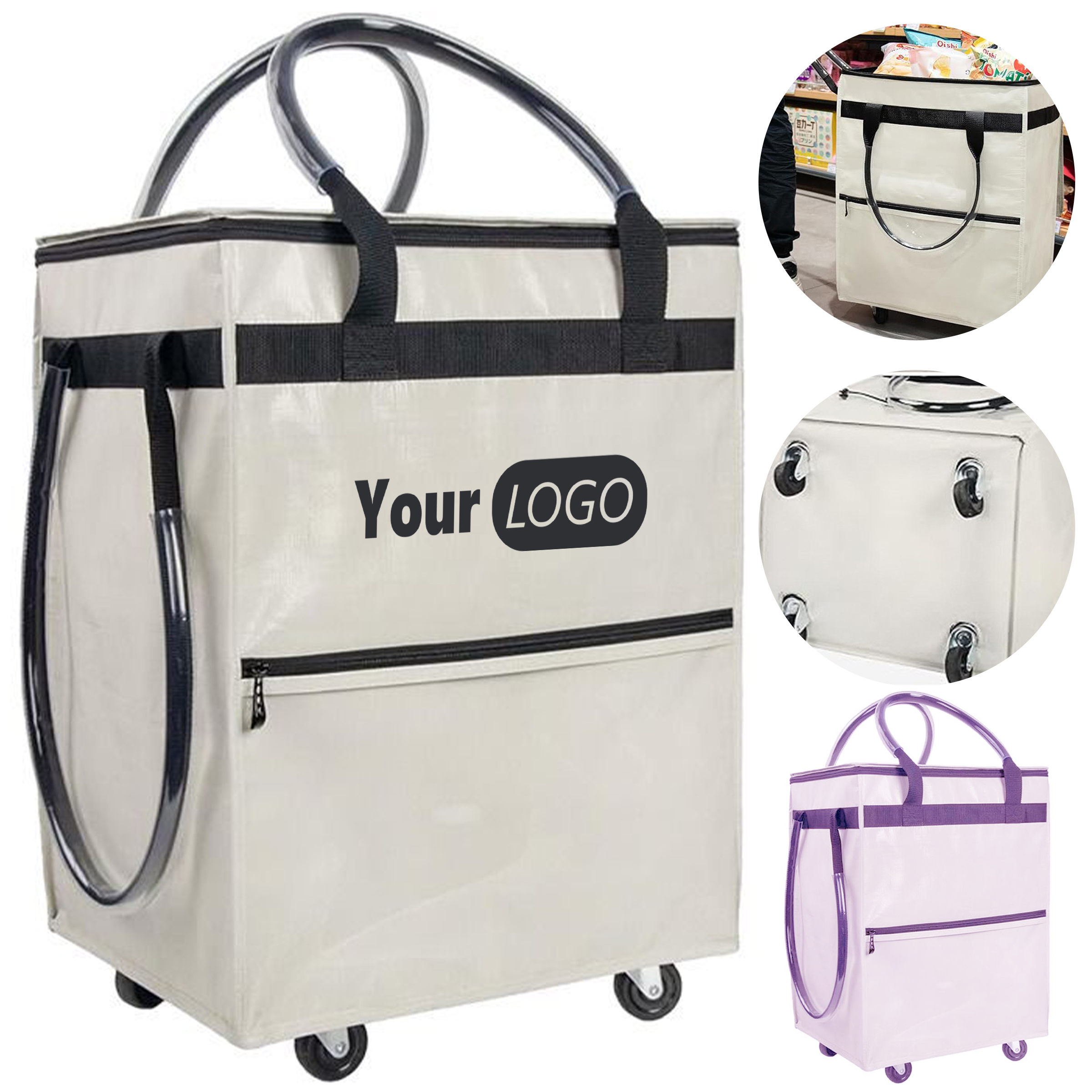 Polypropylene Multi Functional Wheeled Laundry Basket 6