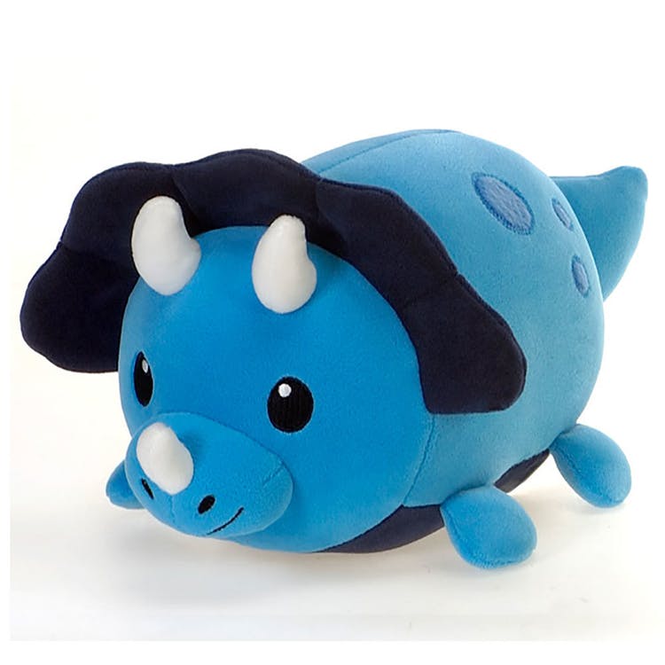 Triceratops Plush Toys - Blue 8" 2