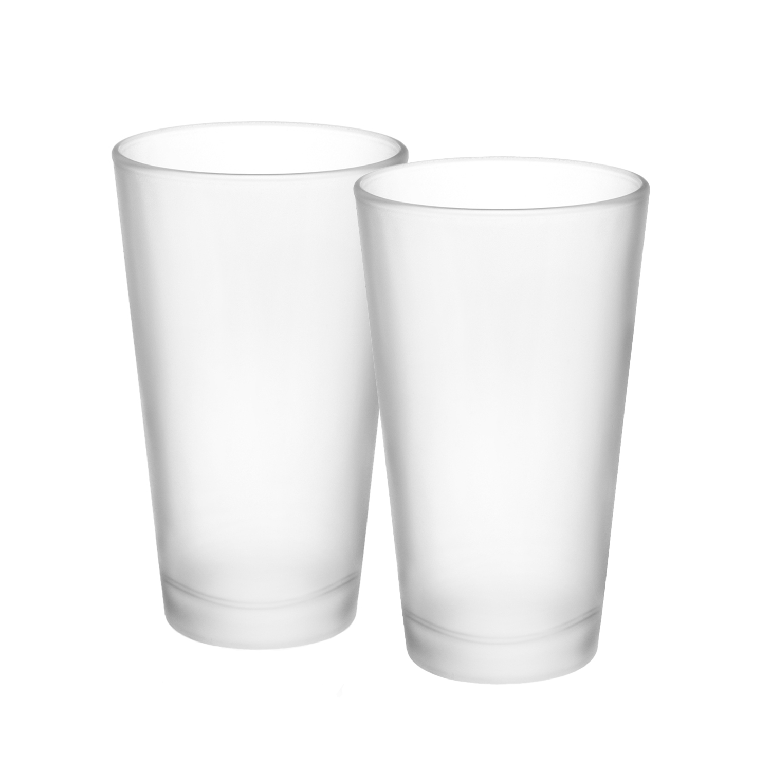 Frosted Drinking Glass, 16 oz.