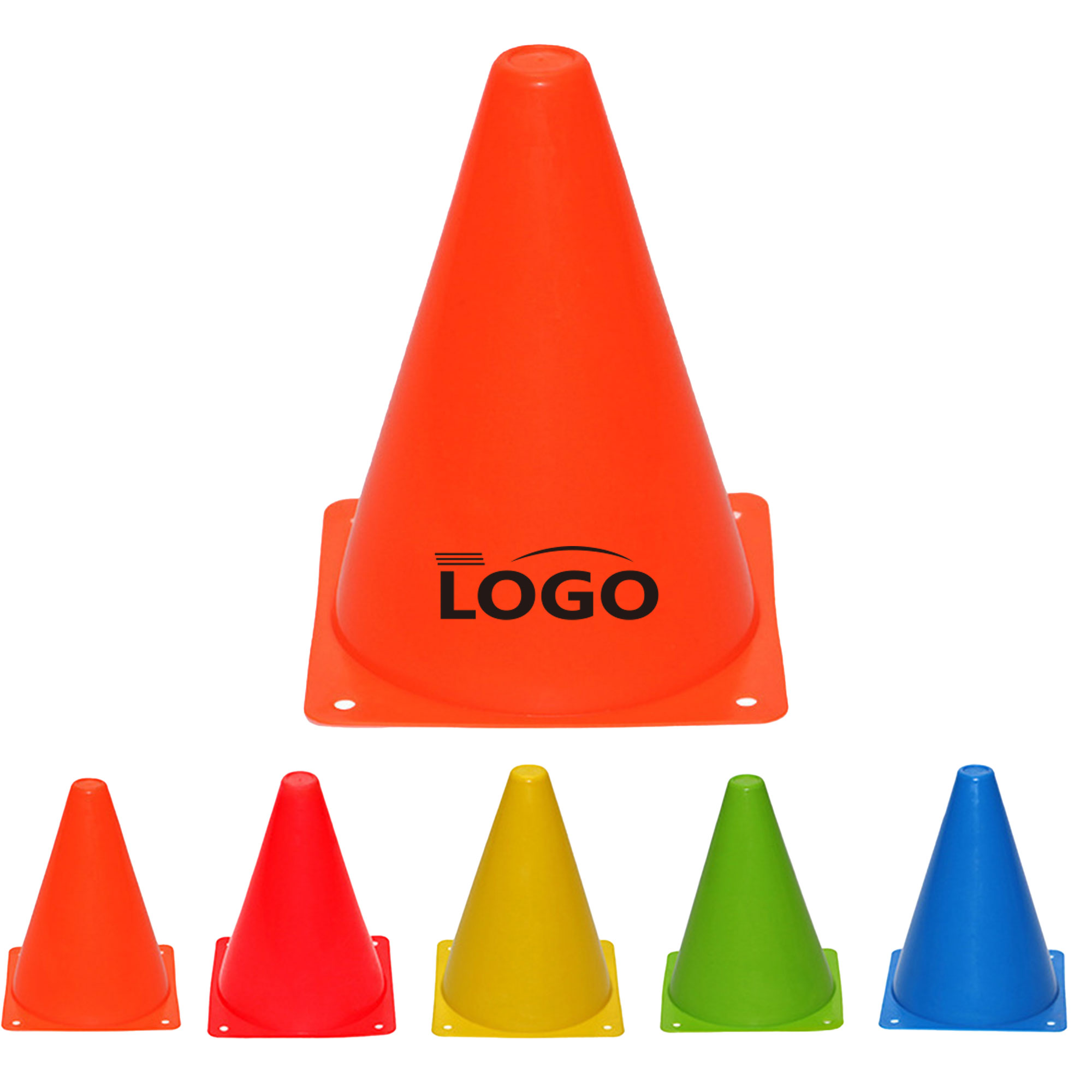 Plastic Soccer Practice Cone With Base 3