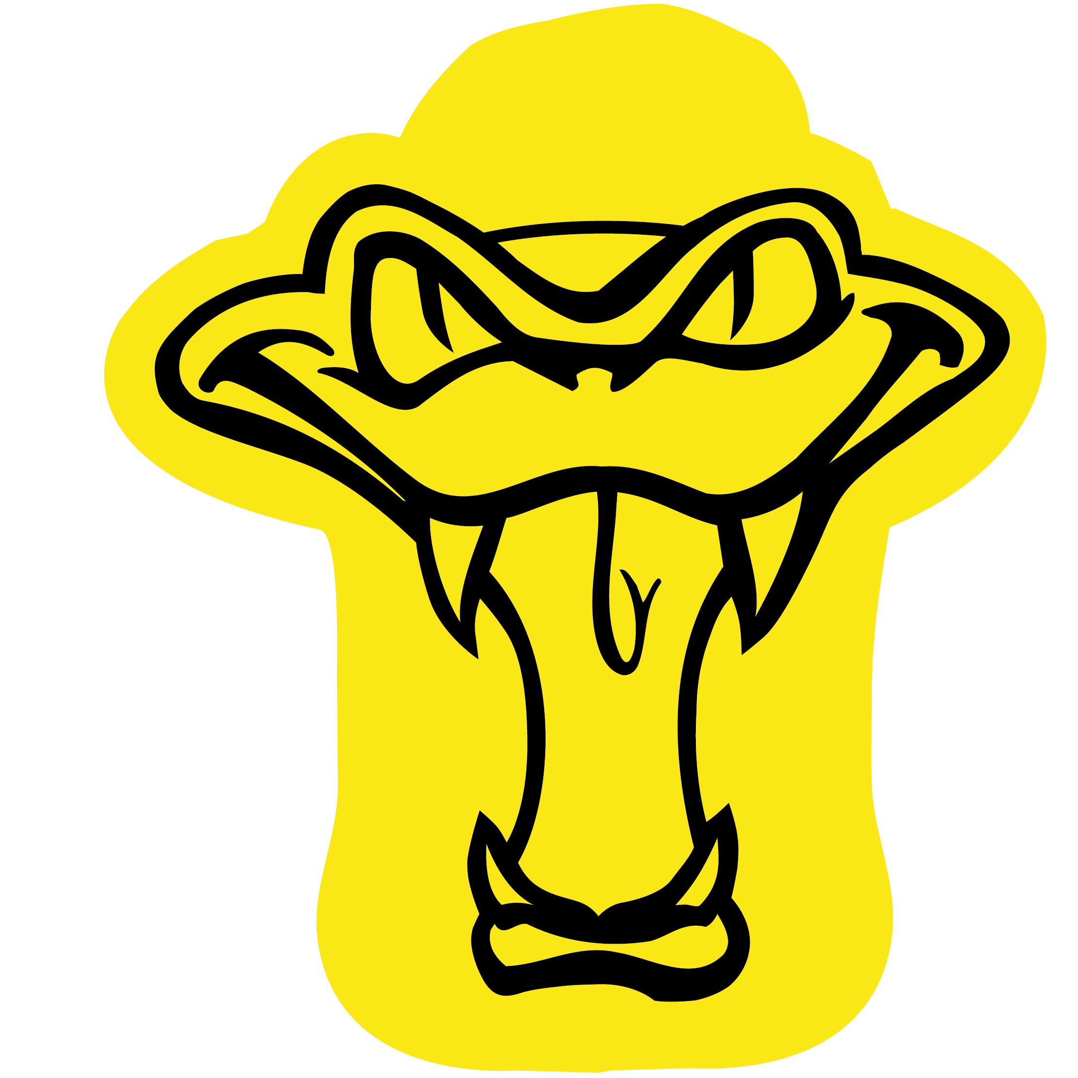 Snake Head Foam Mitt 67