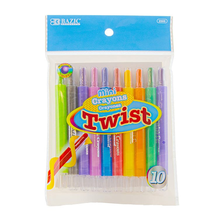 Mini Twist Crayons - 10 Colors 3