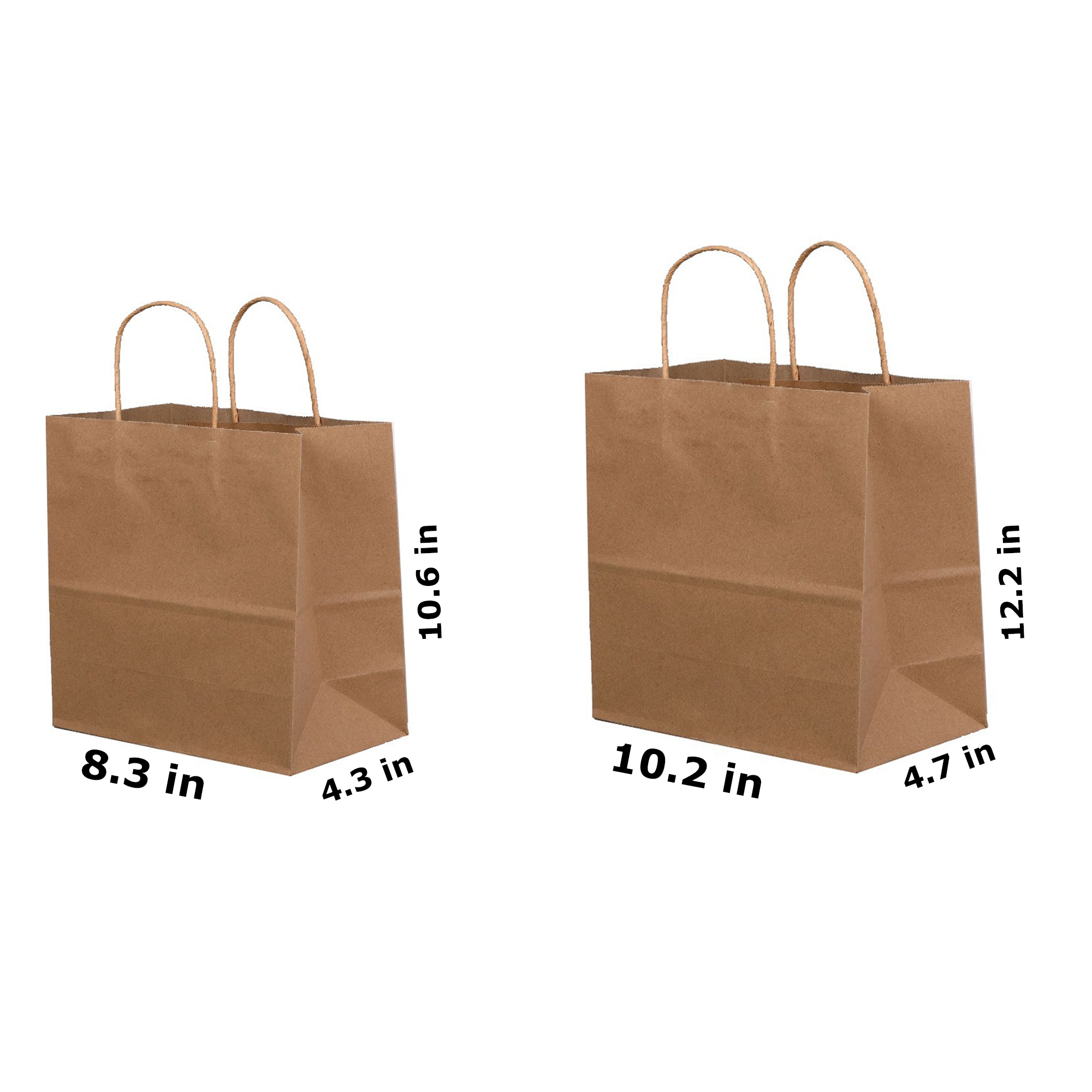Kraft Paper Wedding Gift Bags With Handles 7