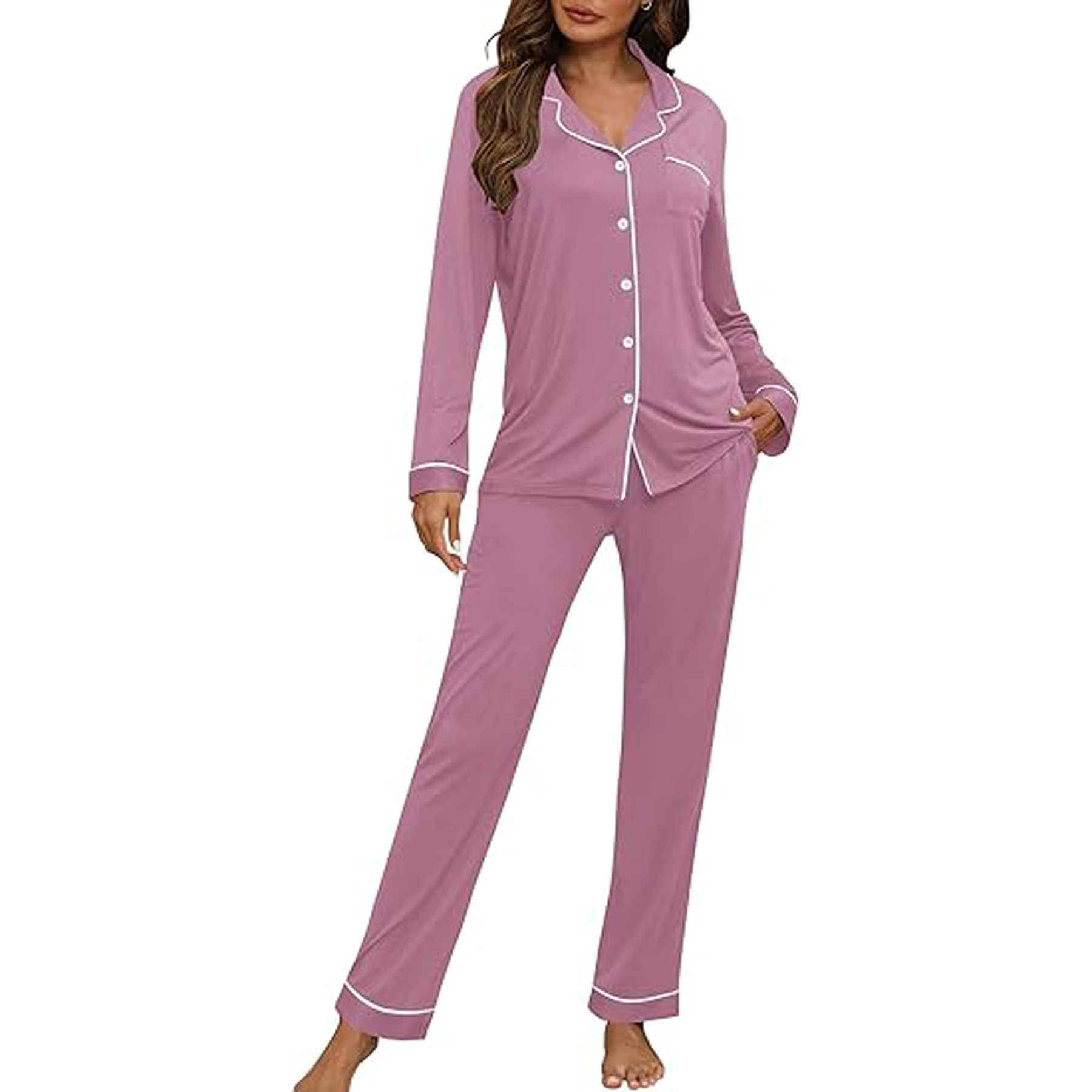 Women's Long Sleeve Pajama Set 13