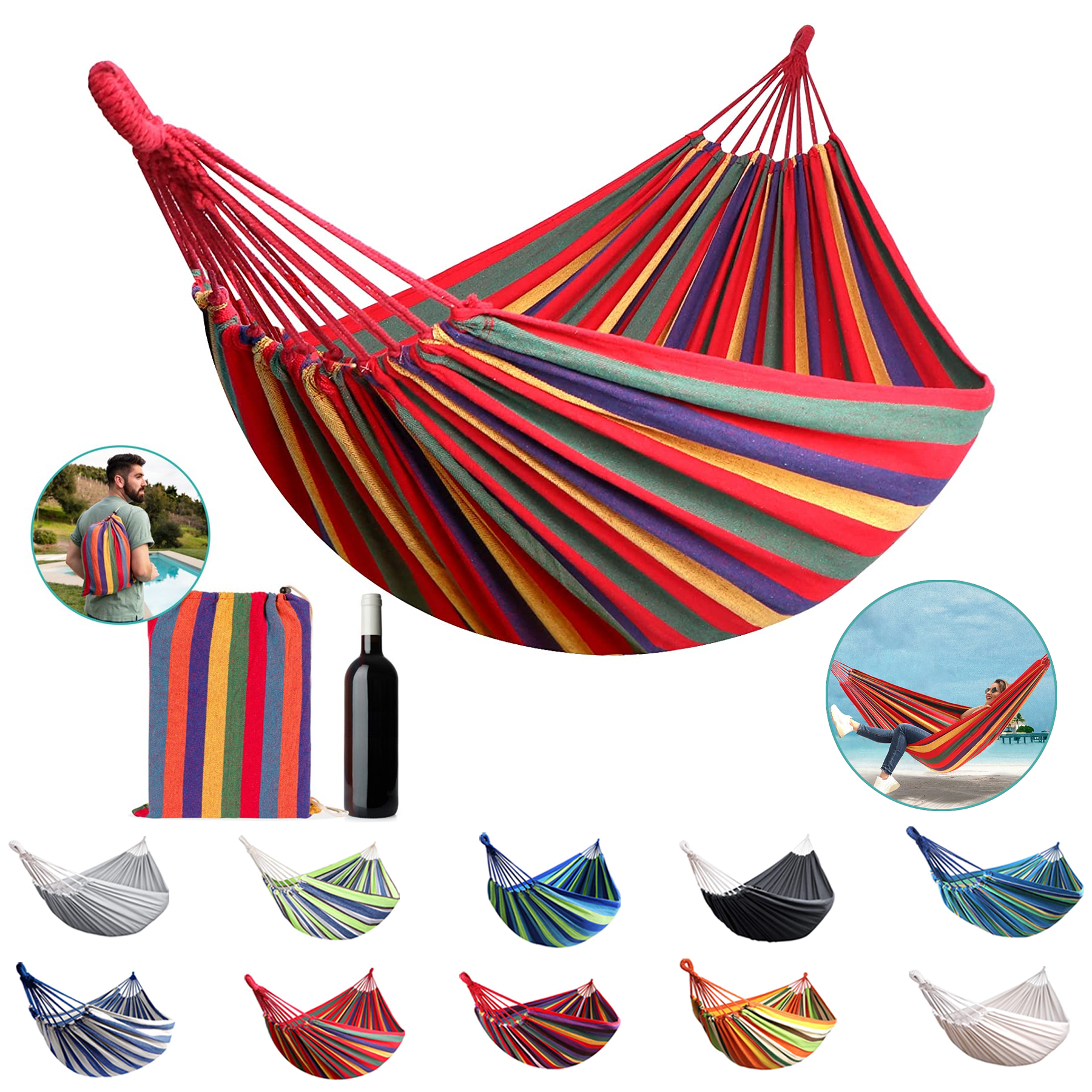 Portable Cotton Hammock 6