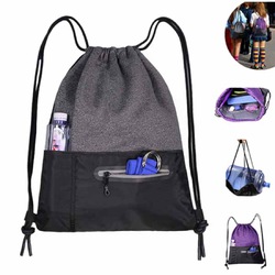 Drawstring Backpack Sackpack Gym Sack String Bag