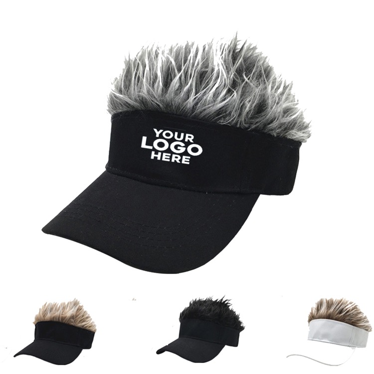 Wig baseball cap