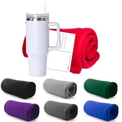 Fleece Blanket & 40OZ Tumbler Combo Set