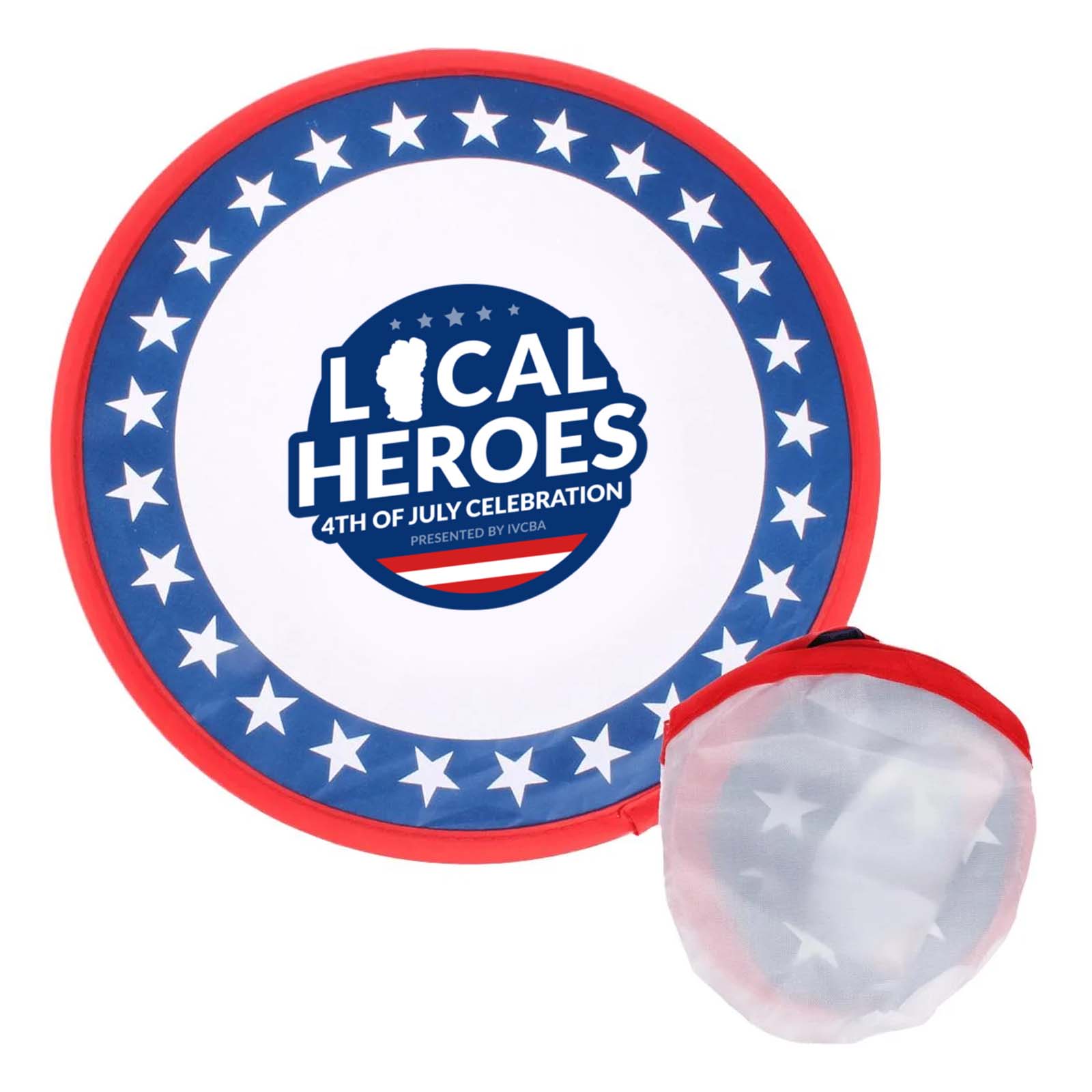 Full Color Patriotic Fold Up Flyer with case