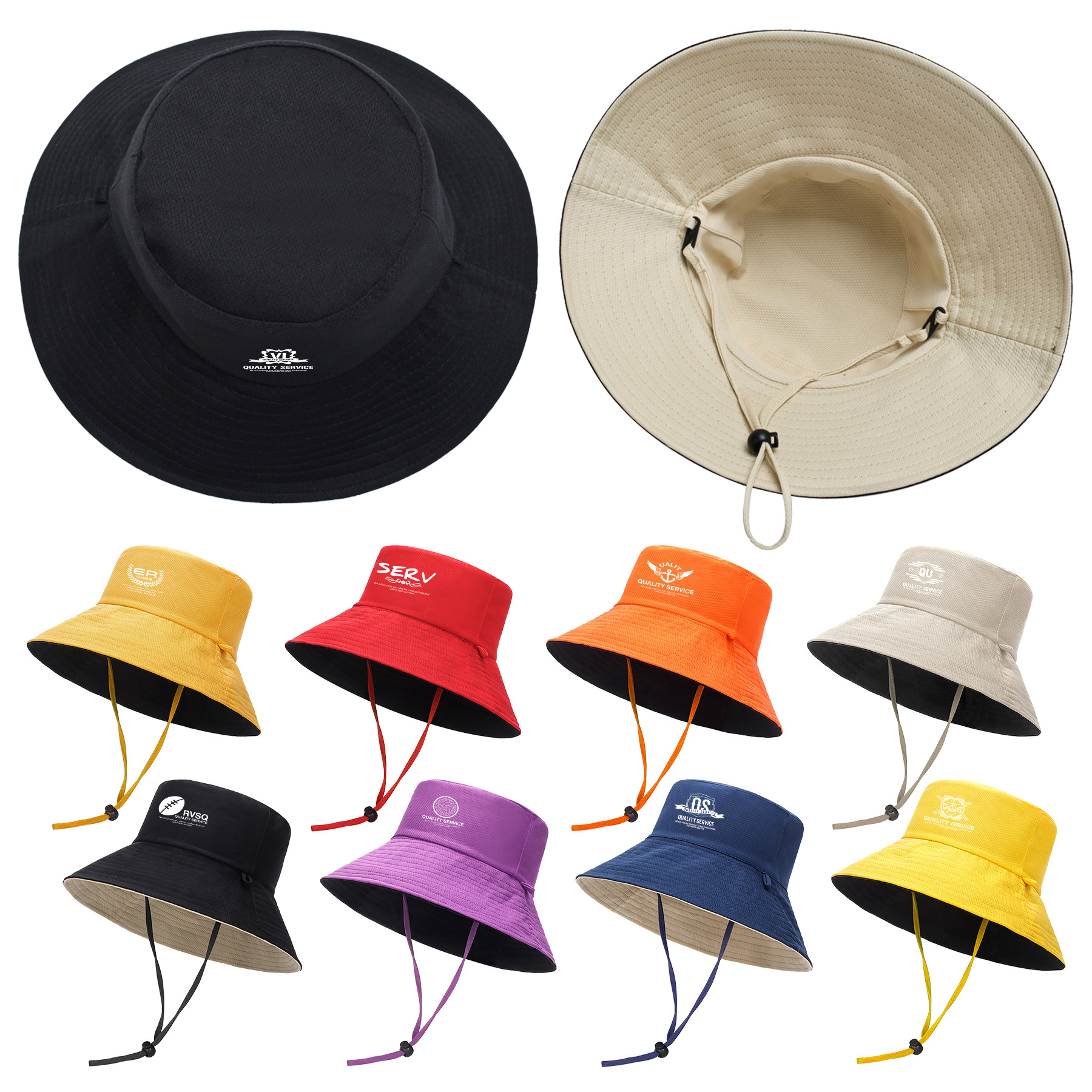 Adumbral Drawsting Bucket Hat 9