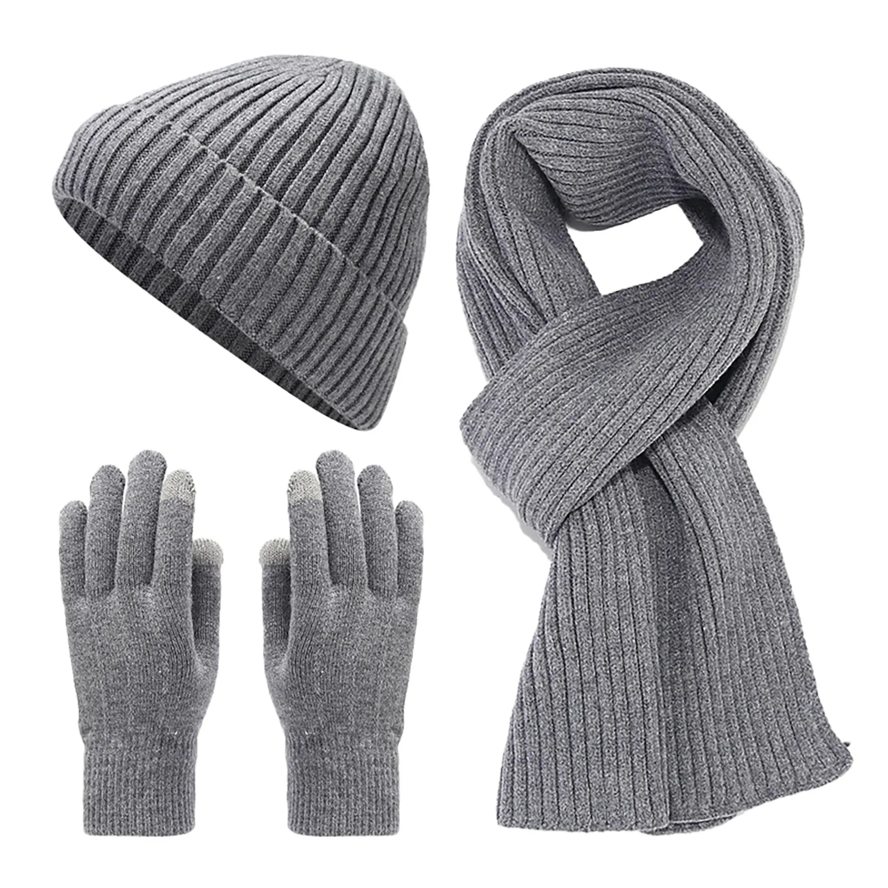 Acrylic Thickened Cold Resistant Knitted Suit 10