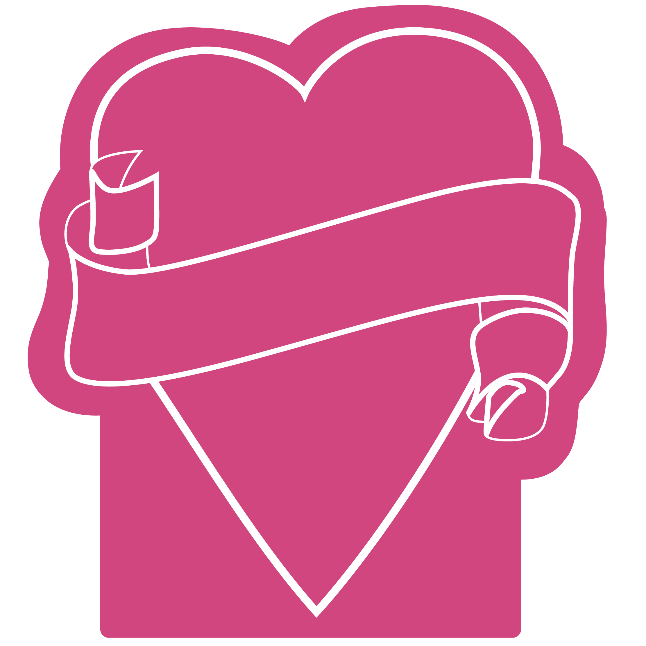 Foam Heart Mitt 42