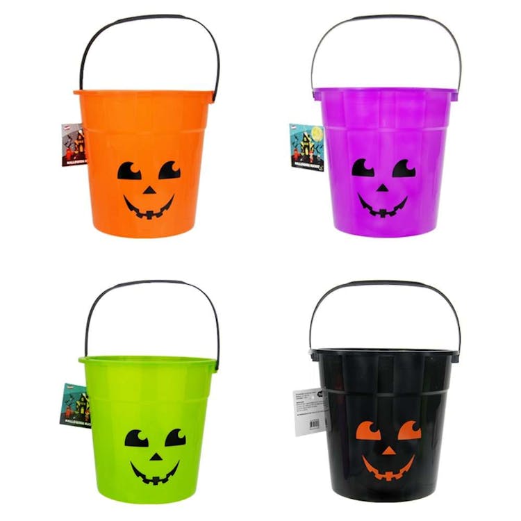 Halloween Bucket  Assorted - 5.9" x 5.9" 3