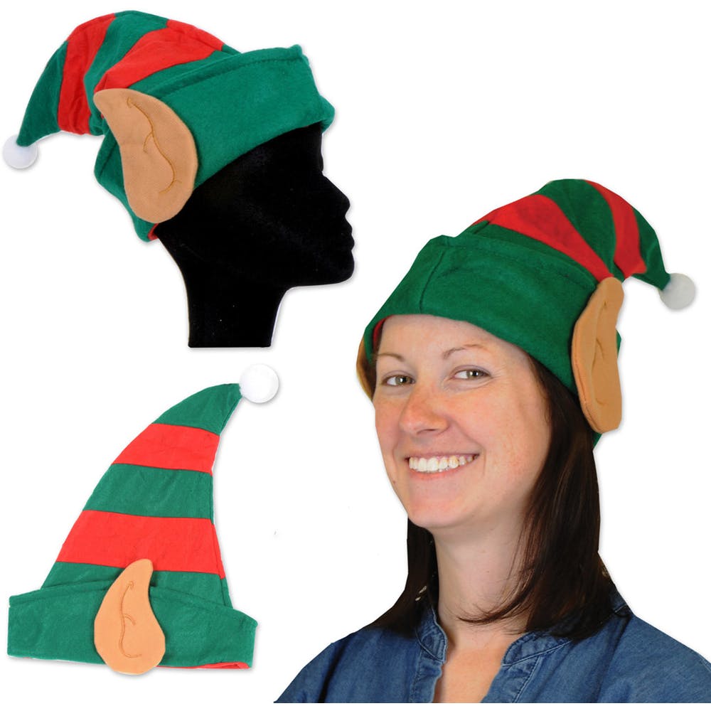 Elf Hat with Ears - Assorted 3