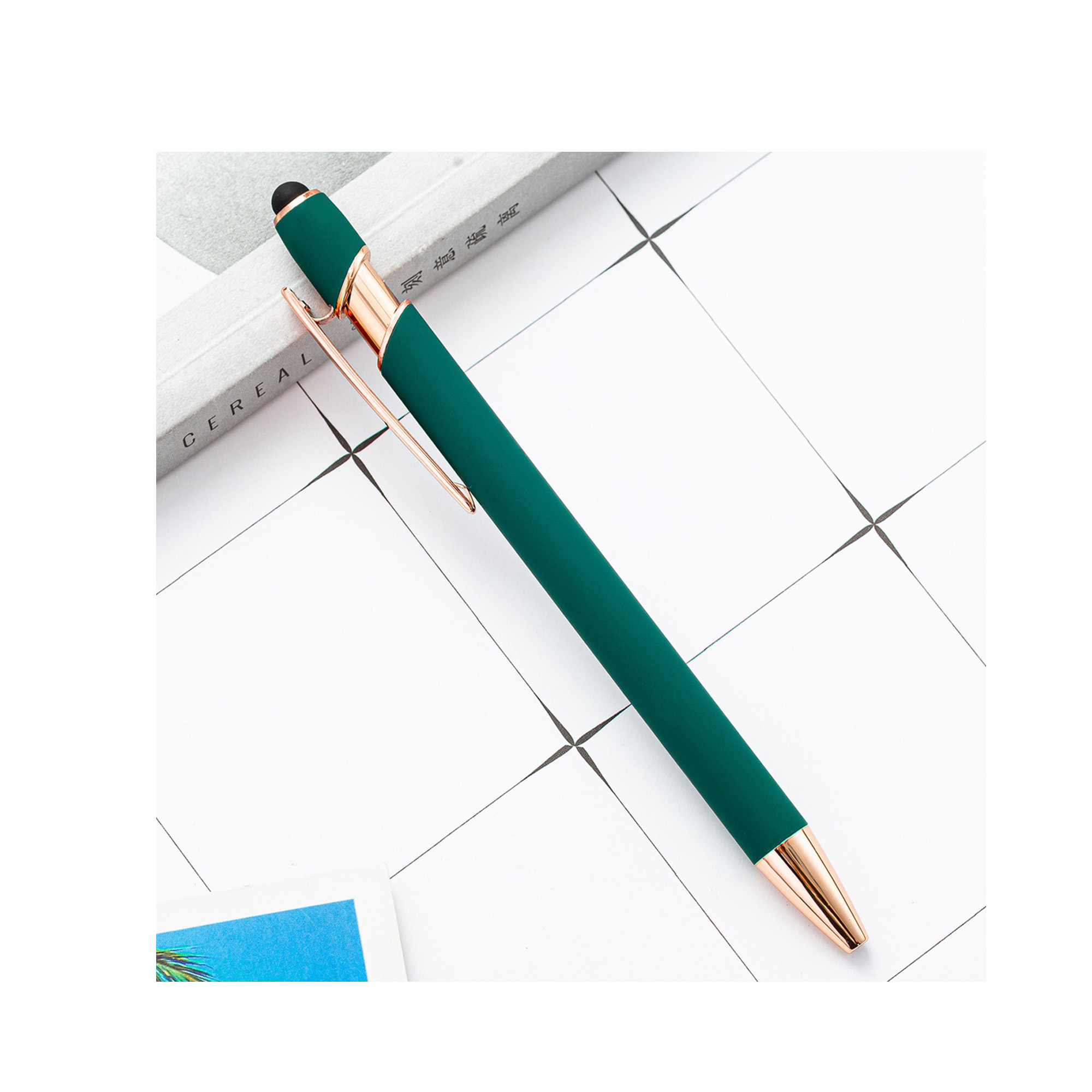 Metal Barrel Push-Button Ballpoint Pen 21