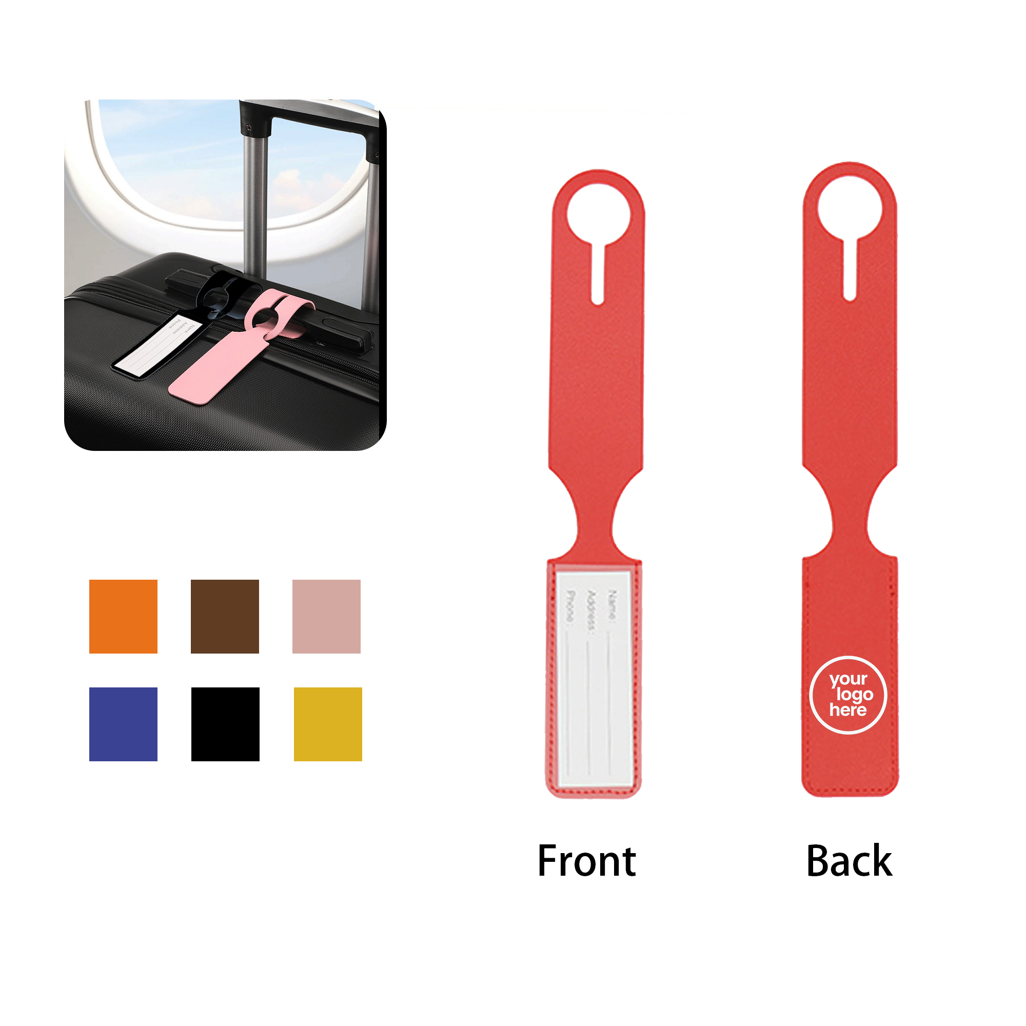 MOQ:30pcs Hanging Luggage Identifier 3