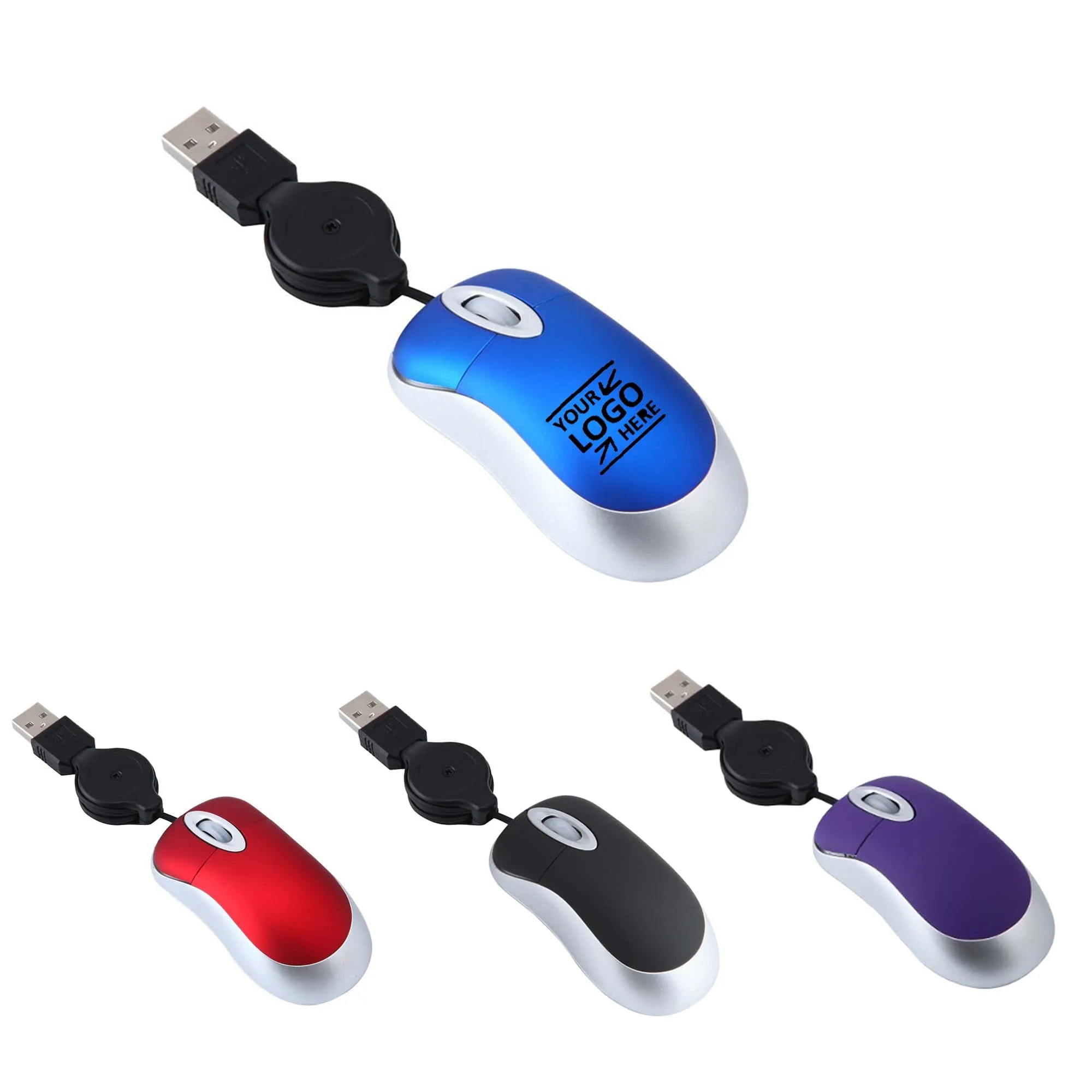 Wired Optical Computer Mini USB Mouse 8