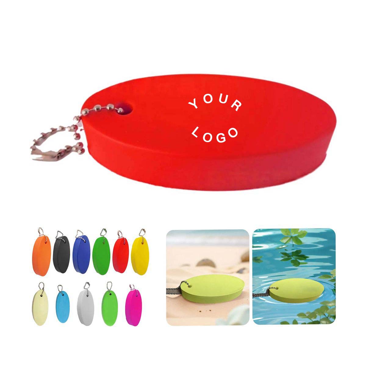 Compact Foam Keychain with Anti Fade Design