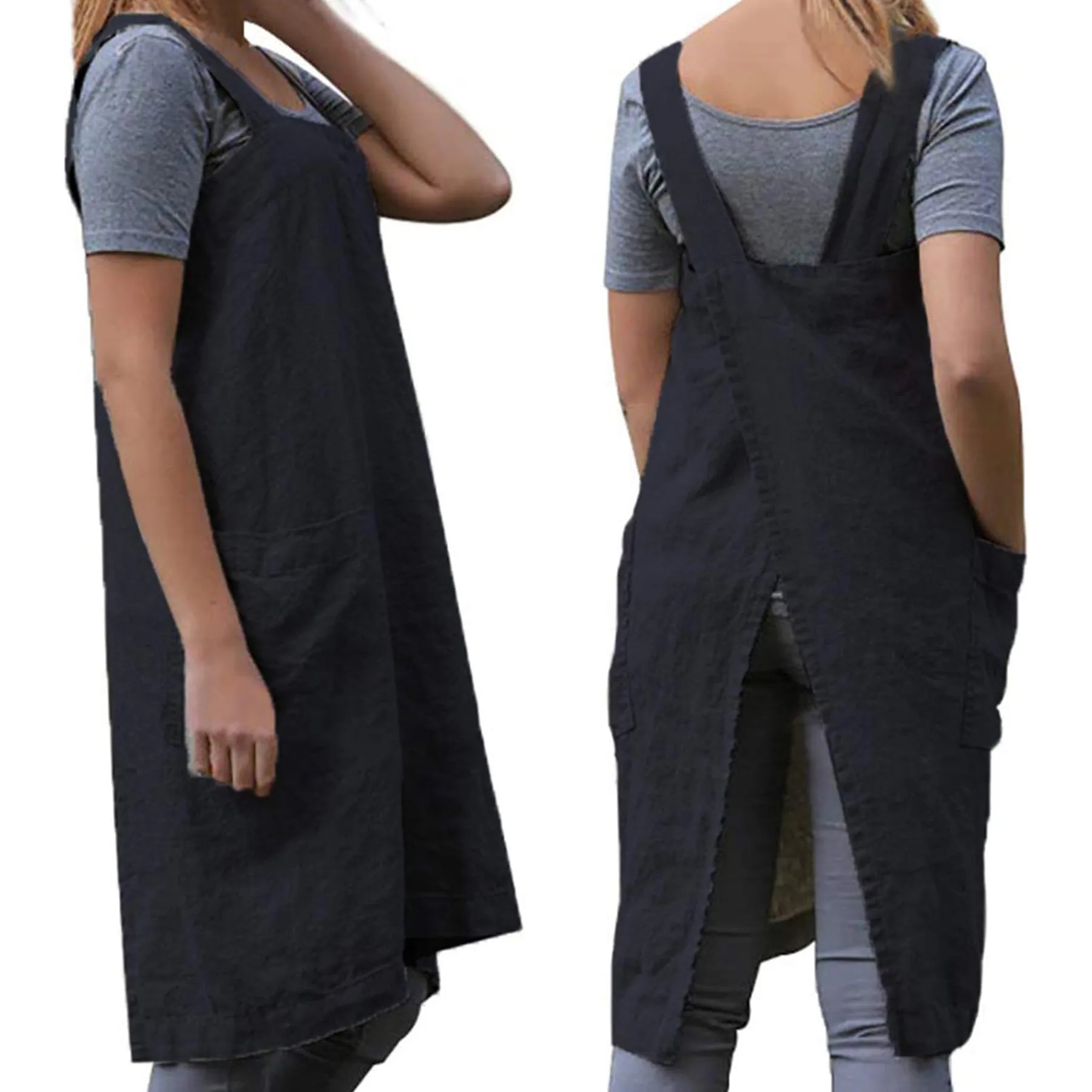Cotton Linen Apron 34