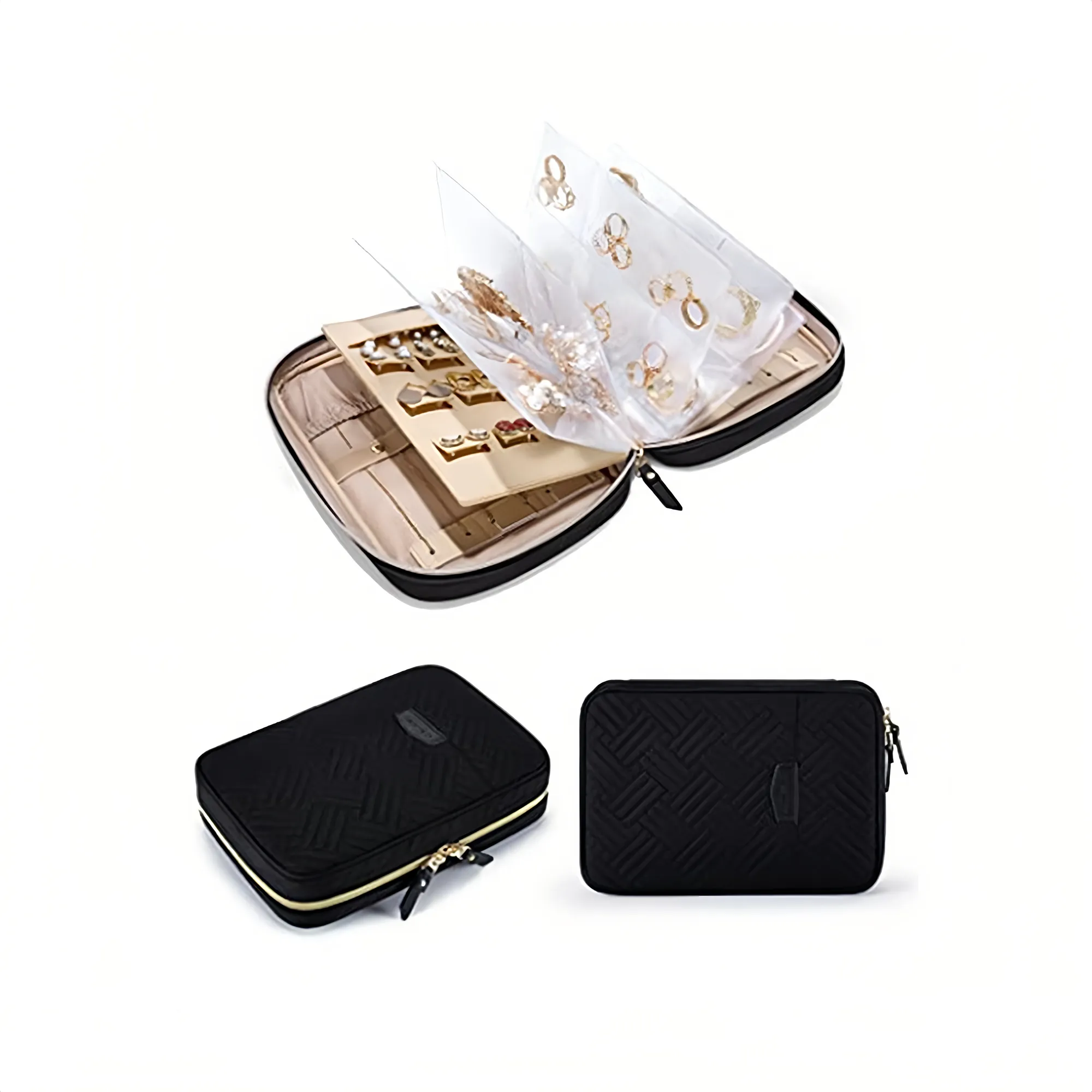 Jewelry Rolls Zipper Pouch Bag 11