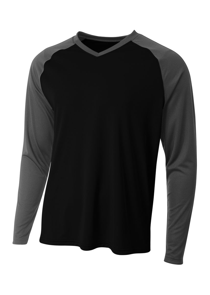 A4 Long Sleeve Strike Raglan Tee 9