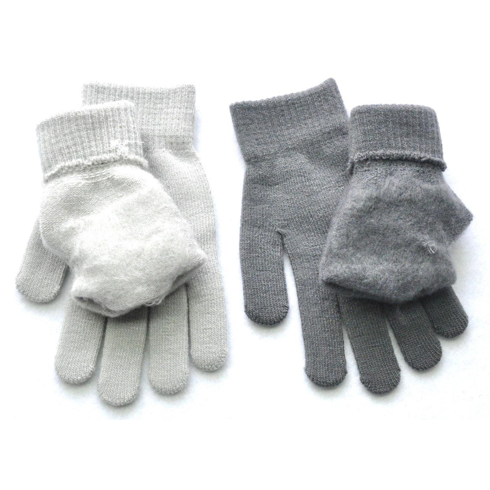 MOQ 50 PCS Stylish Winter Solid Color Knitted Gloves 20