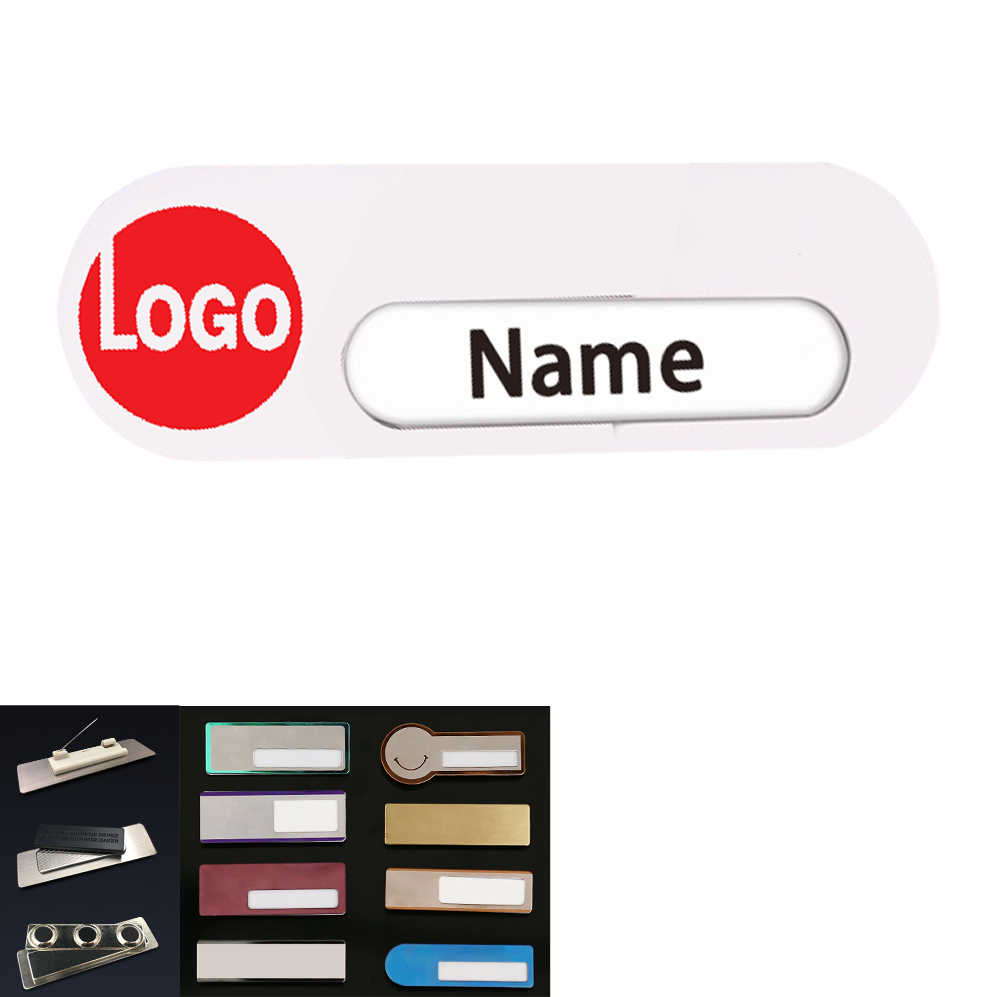 Custom Metal Name Badge