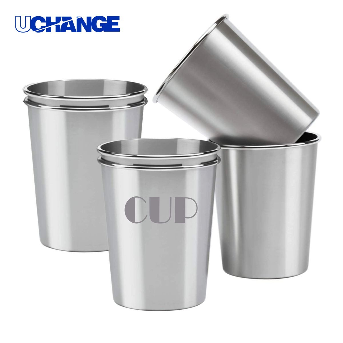 12 Oz Single Wall Stainless Steel Pint Cup Tumbler