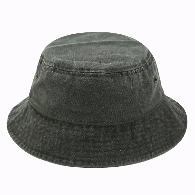 Washed Cotton Bucket Hat MOQ 50 PCS 24