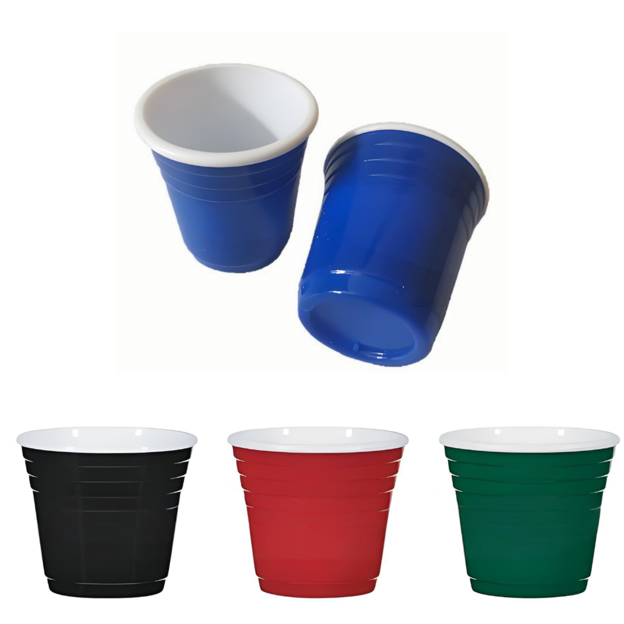 2 oz to 16 oz Double Wall Cup Thick Reusable 12