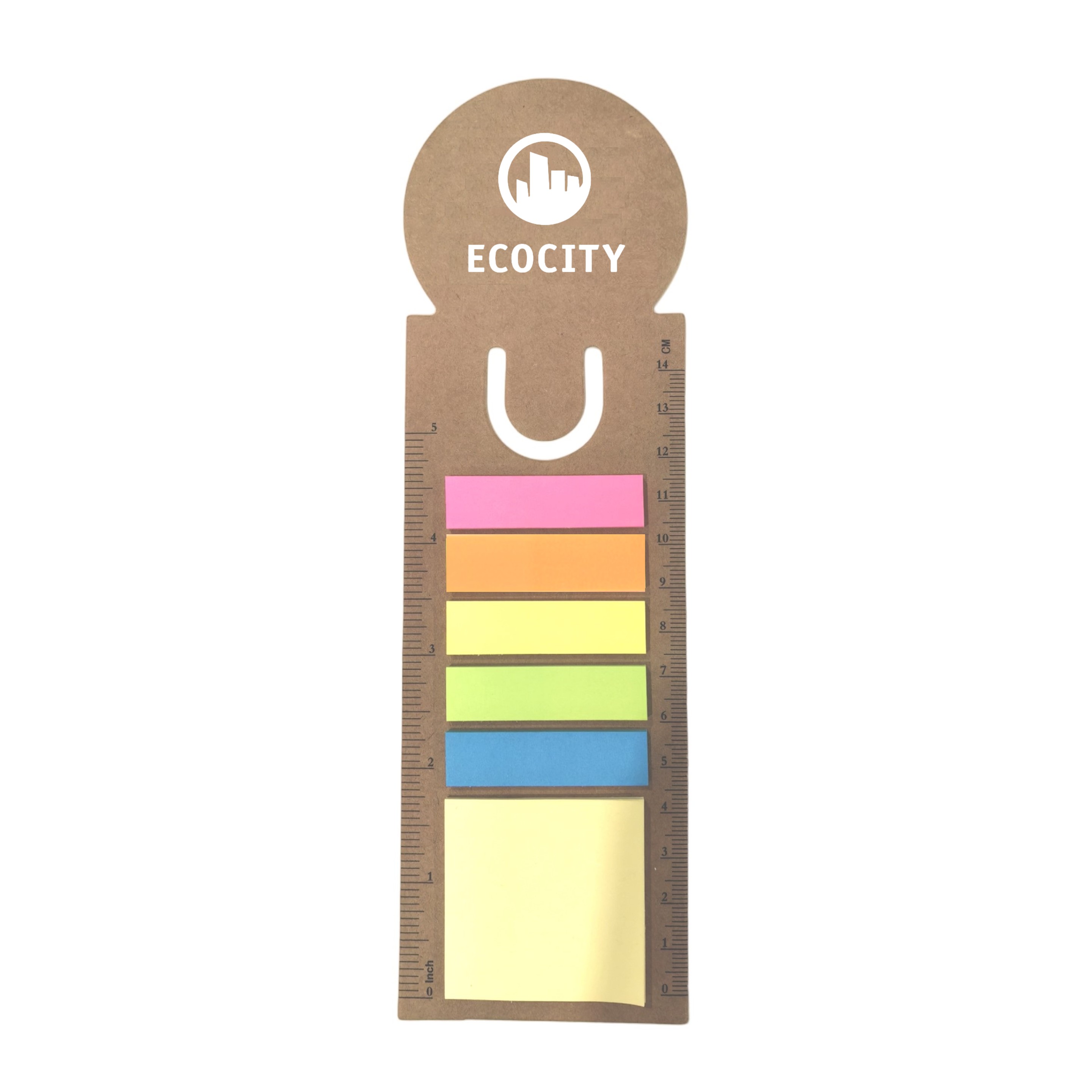 Sticky Note Bookmark with Ruler