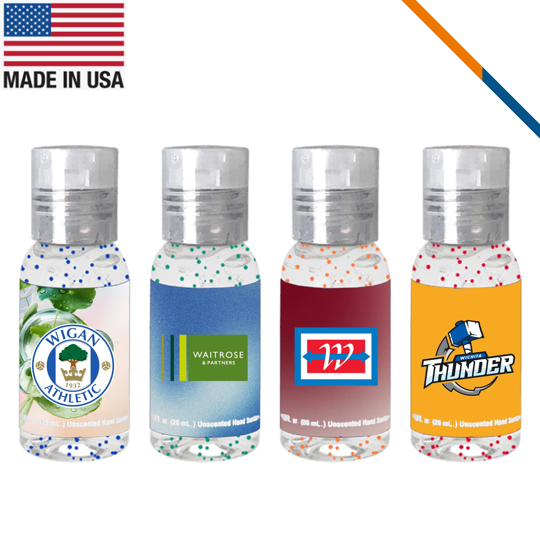 Eli Clear Round Bottle Moisture Bead Sanitizer - 1 OZ.
