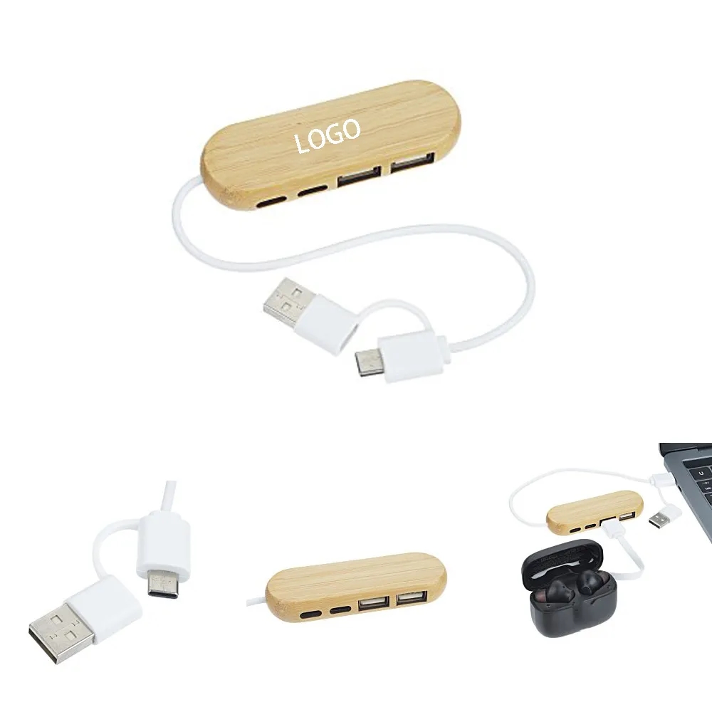 Bamboo Multifunctional Usb Flash Drive 9