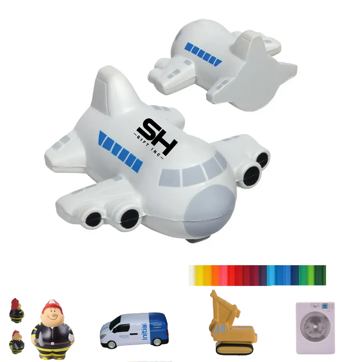 Custom Airplane Stress Reliever With Your Logo