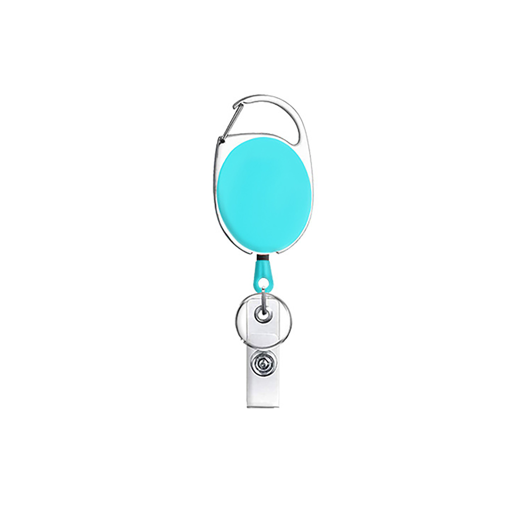 Retractable Badge Reel with Keychain 28
