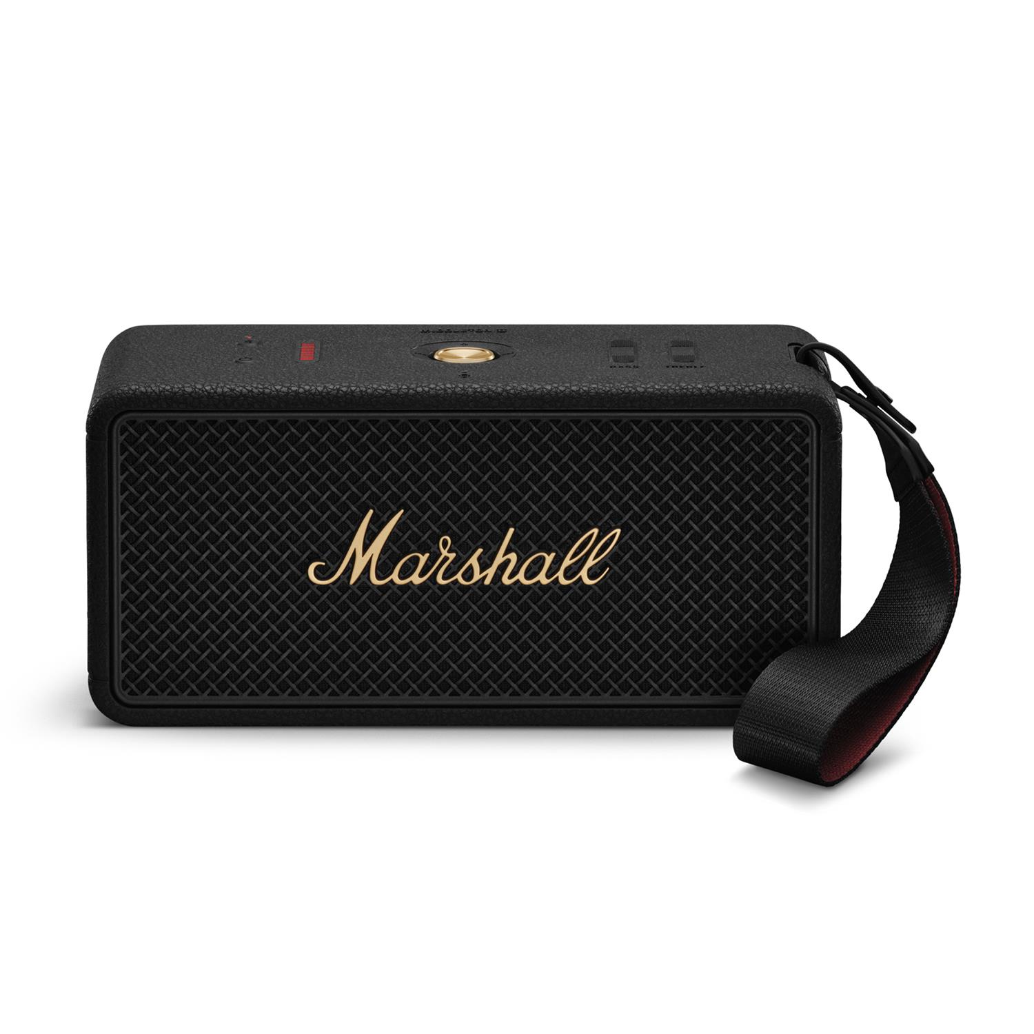 Marshall Middleton II Portable Bluetooth Speaker with Rugged Waterproof and Dustproof Design - Black