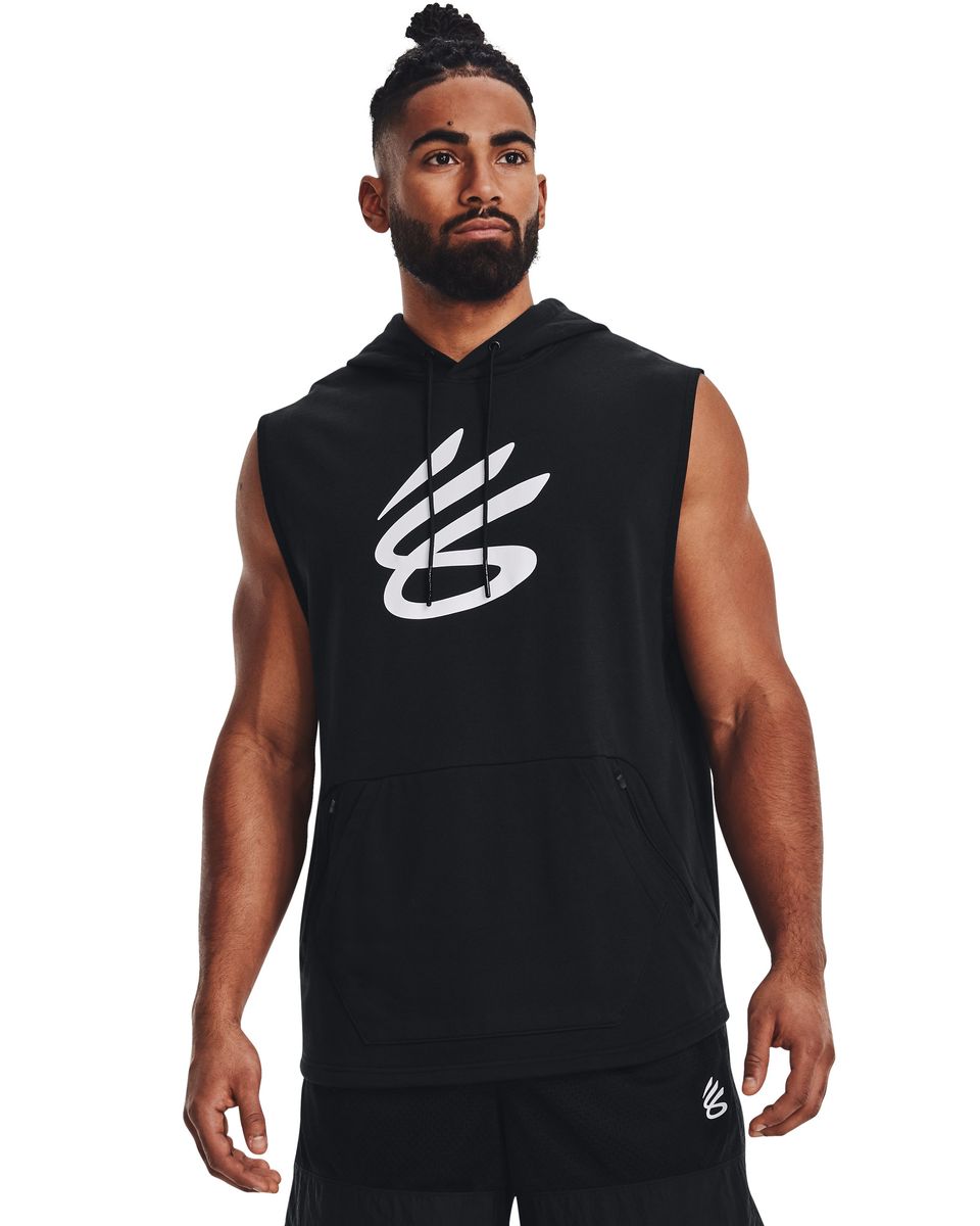 Curry Sleeveless Men's Hoodie, custom hoodie or sweatshirt with logo imprint 6
