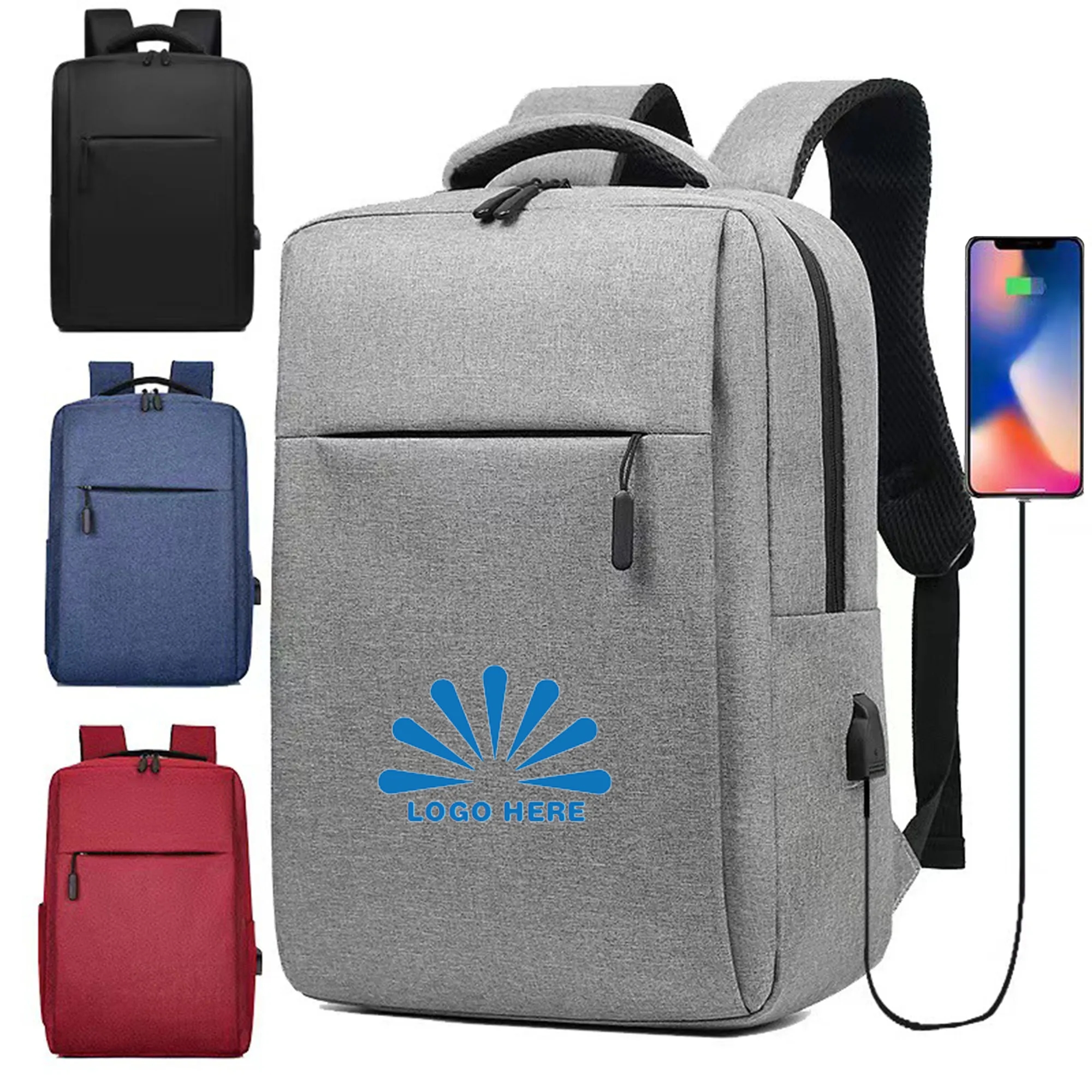 Oxford Cloth Business Campus Travel Backpack 10